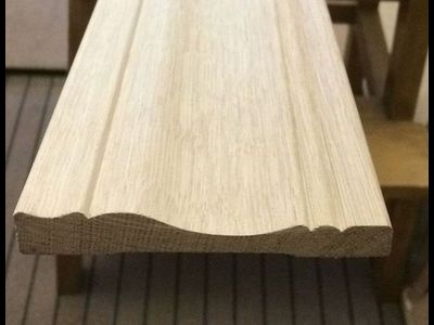 Наличник ФИГУРНЫЙ из массива дуба (Экстра) 120х15