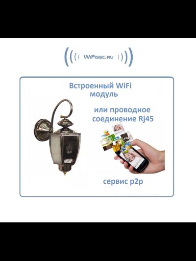 Xinweis. Уличная WiFi/LAN охранная видеокамера в корпусе уличного светильника, FullHD. 2Mp (XMeye/XMeye PRO)