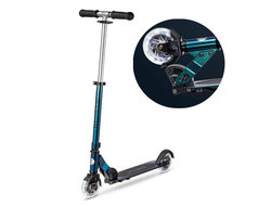 Самокат Micro Sprite жемчужно-зелёный LED