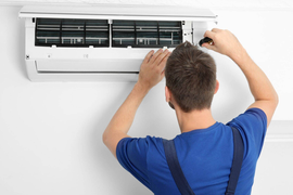 Стандартный монтаж сплитсистемы