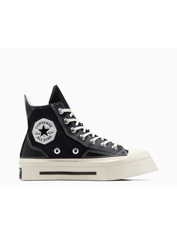 Кеды Converse Chuck Taylor 70 De Luxe Squared черные высокие на платформе a06435c