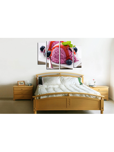 Модульная картина "Нежный десерт"