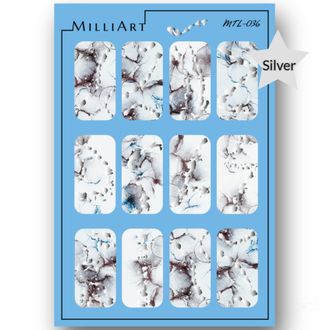 Слайдер-дизайн MilliArt Nails Металл MTL-036