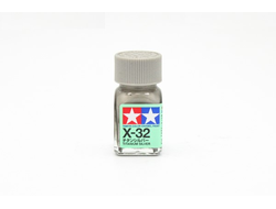 Tamiya: Краска эмалевая X-32 "Titanium Silver"
