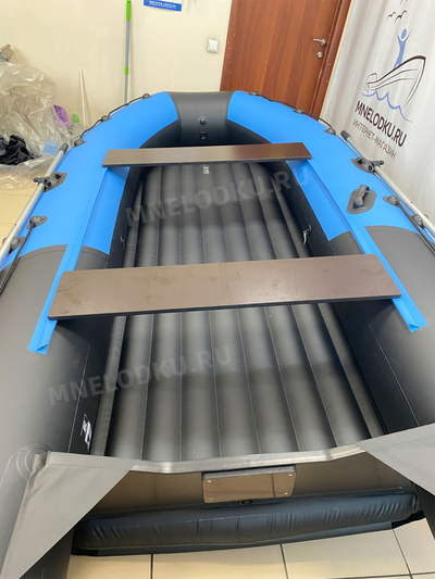 Ривьера Компакт 3800 НДНД синяя волна/черный комби транец