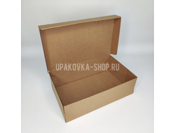 Коробка с откидной крышкой 312*193*97 мм БУРЫЙ