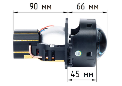 Билед модули Aozoom A21 2025 3.0 дюйма, 2 чипа, 5500K, 12V, 65W/73W, крепление 3R (комплект, 2шт)
