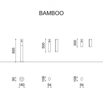 Пепельница настенная Bamboo