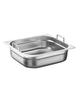 Гастроёмкость с ручками, 1/6-200, нержавеющая сталь