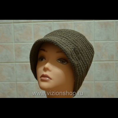 шляпа клош бежевого вета итальянская вицио зима фото