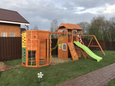 Детская площадка для дачи IgraGrad Клубный домик 2 с WorkOut Luxe купить в Воронеже