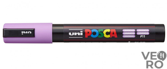 Акриловый Маркер Uni POSCA PC-5M 1,8-2,5мм, овальный наконечник, лавандовый