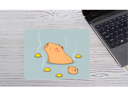 Коврик для мышки горизонтальный Капибара, Kapibara-san №11