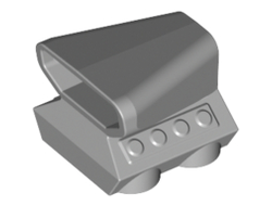 Vehicle, Air Scoop Engine Top 2 x 2, Light Bluish Gray (50943 / 4259422)
