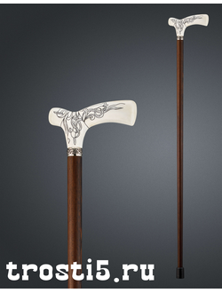 трость из кости и венге белая трость на заказ