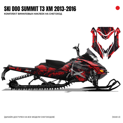 SKI DOO summit T3 2013 2014 2015 снегоход мотопленка.рф наклейки графика т3