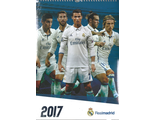 Real Madrid Official Календарь 2017 ИНОСТРАННЫЕ ПЕРЕКИДНЫЕ КАЛЕНДАРИ 2017, Real Madrid Official CALE