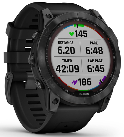 Garmin Fenix 7X 51mm Solar Slate Gray with Black Band (010-02541-00 / 010-02541-01 / 010-02541-0A)