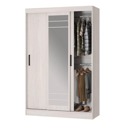 Шкаф-купе Тео ШКК-02 Ясень белый (БТС)