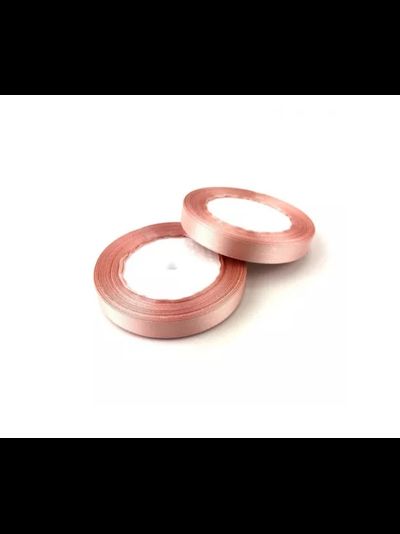 Лента атласная 12мм (135, гр. розовая), 22,9м