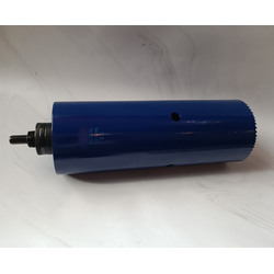 Коронка биметаллическая диаметр 112 мм глубина 300 мм + держатель с креплением шестигранник 13 мм для дрели