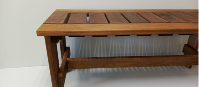 Лавка "БОГАТЫРЬ" 100см, тонированная, с покрытием