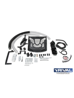 Вынос радиатора с шноркелем Rival 444.6887.1 для X8/Х8 Н.О. 2012- (Алюминий) (700*500*300)