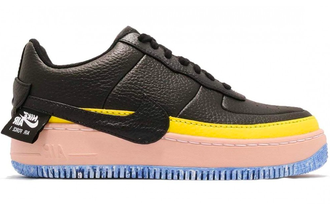 Nike Air Force 1 Jester XX Black Sonic Yellow (Черные)