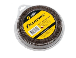 Корд триммерный CHAMPION Hurricane saw twist 4,4мм*28м (зубчатый витой)+нож