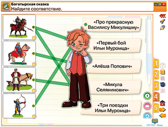 Наглядная начальная школа. Литературное чтение 2 класс. Устное народное творчество. Былины. Богатырские сказки. Сказы, 2 кл.