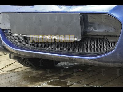 Защита радиатора BMW X3 III (G01) (xDrive AT / xDrive AT M Sport) 2017- black низ