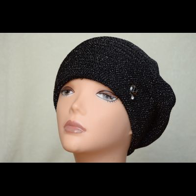 Черный берет весенний Италия Визио Vizio SA 5 B