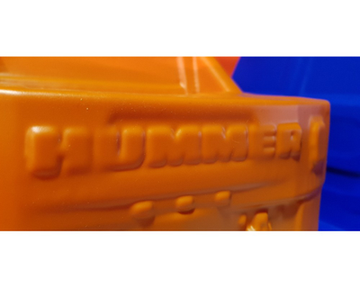 Unbreakable body for 1/8 Hummer H1 Monster Truck