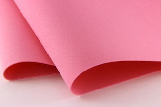Уценка, Фоамиран Китайский, цвет темно-розовый, размер 60*70 см, толщина 1 мм