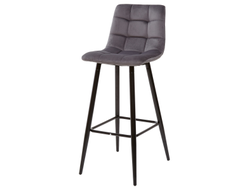 Барный стул LECCO UF910-05 DARK GREY, велюр М-City
