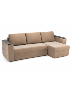 ФОРВАРД угловой диван ULTRA COCOA светло-коричневый (Софт)