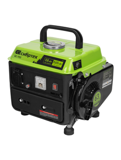 Генератор бензиновый БС-950, 0.8 кВт, 230 В, 2-х тактный, 4 л, ручной стартер Сибртех