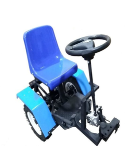 Адаптер ЗАДНИЙ с рулем АМ-2 для МБ универсальный (4.00-10; колея-700,70кг,Д-1200,В-1050,Ш-830) /МирН