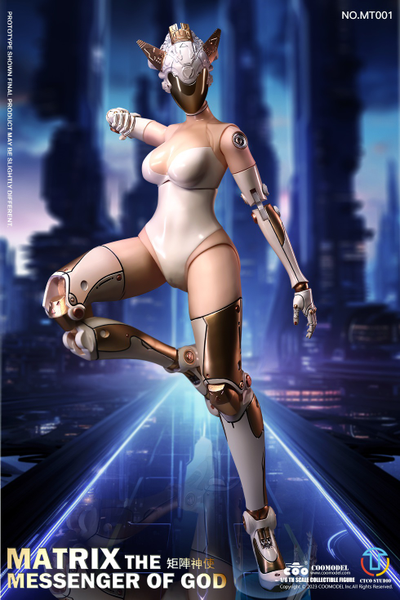 ПРЕДЗАКАЗ - Белый андроид - Коллекционная фигурка 1/6 SCALE MATRIX THE MESSENGER OF GOD PROTOTYPE BATTLE ANGEL (MT001) - COOMODEL X CTCOSTUDIO ?ЦЕНА: 13500 РУБ.?