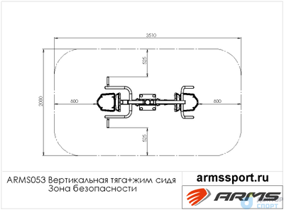 Вертикальная тяга + жим сидя