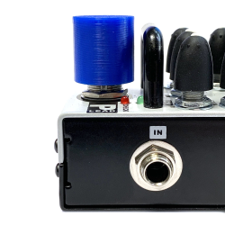 Насадка на кнопку педали эффектов, высокая (3D печать), 1 шт (синяя)