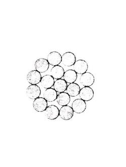 Трос Marine Quality 8019-5118 Ø8мм 5380кг 19-прядный из нержавеющей стали AISI316