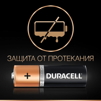 Батарейки DURACELL Basic, AA (LR06, 15А), алкалиновые, КОМПЛЕКТ 2 шт., в блистере (отрывной блок), DRC-81528136