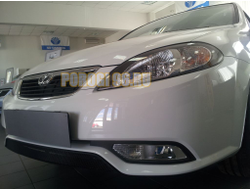 Защита радиатора Daewoo Gentra black