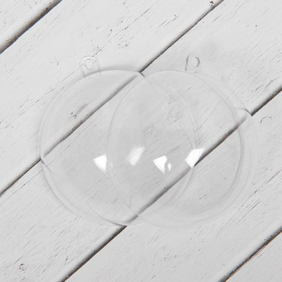 Шар елочный под полиграфическую вставку, елочные шары под вставку фото, шар елочный акриловый