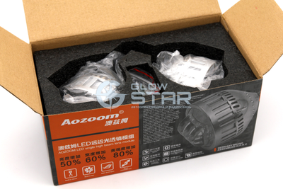 Светодиодные Bi-Led модули Aozoom ALPD-05 (Дальний свет с ДХО и ПТФ)