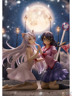 Фигурки Цубаса Ханэкава и  Чёрная Ханэкава (Hanekawa Tsubasa, Black Hanekawa)