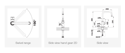 Смеситель Blanco Livia-S