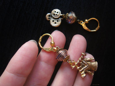 Серьги "Швейная магия"