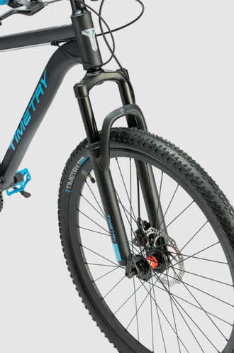 Велосипед TT322/ 7ск 27,5" Черный-желтый рама 18,5"